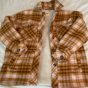 Aerie Sherpa Oversized Jacket - Size XS